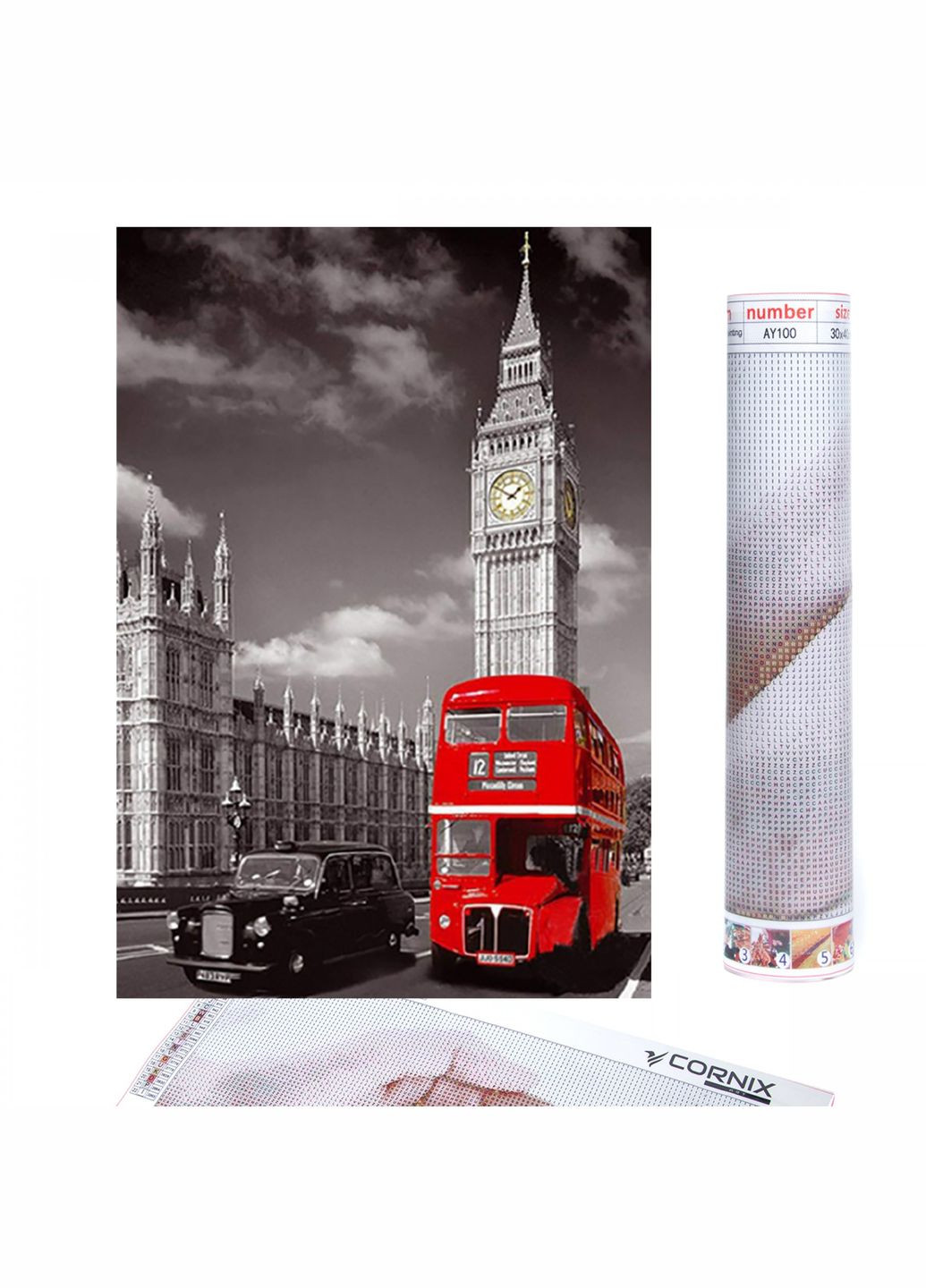 Набір алмазної мозаїки (вишивки) Art 40 x 30 см Cornix AY20 (323163850)