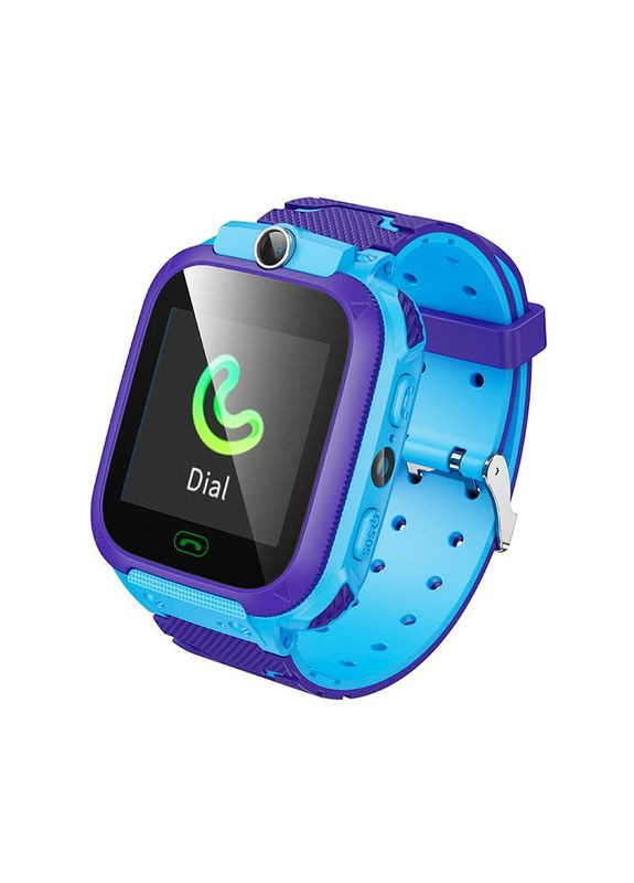 Дитячий смарт-годинник Hoco Y105 блакитний для зв'язку та безпеки дитини GPS трекер і камера Smart Watch Kids Watch (372460333)