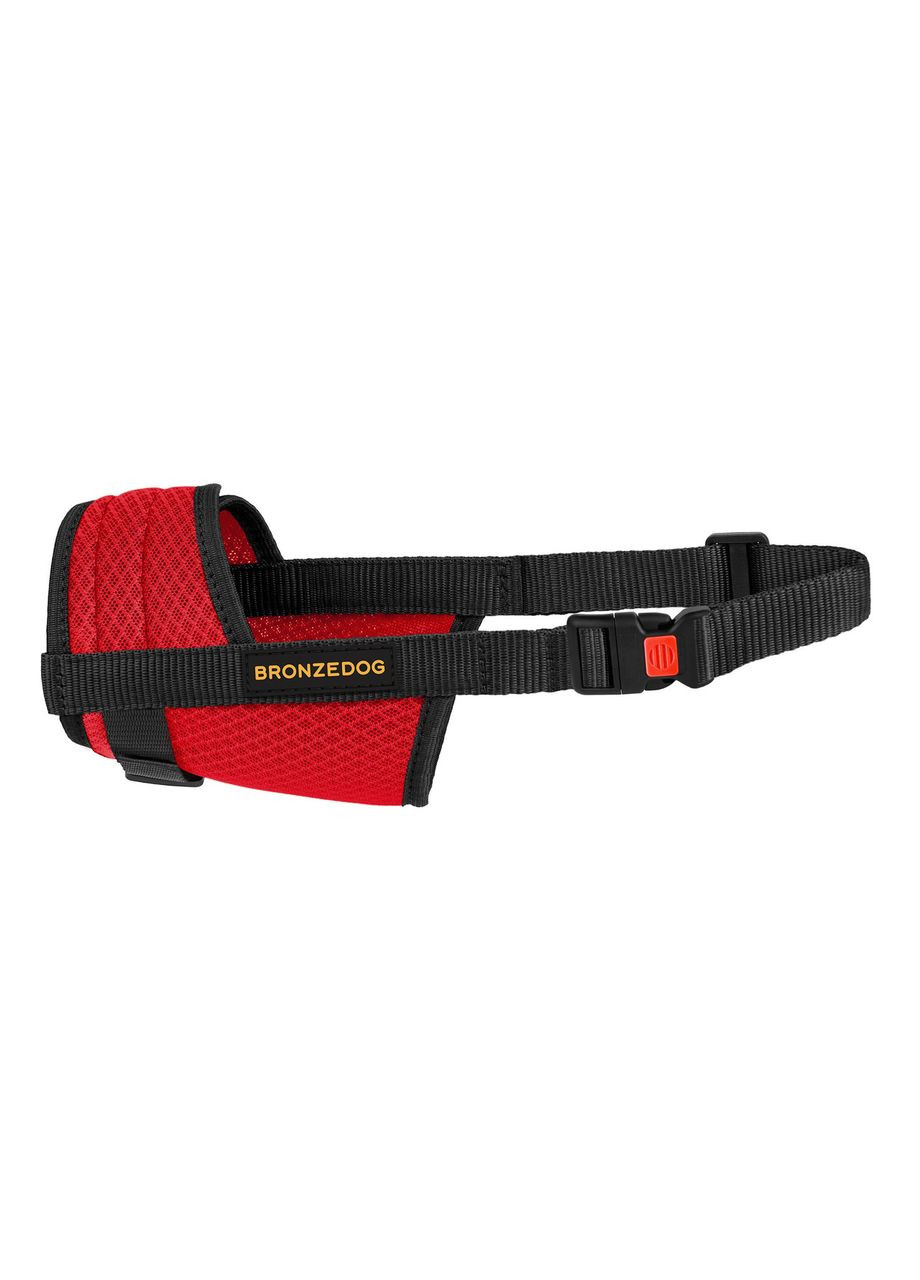 Намордник для собак Mesh Дышащий Регулируемый 3D сетка Красный Barksi (370548491)