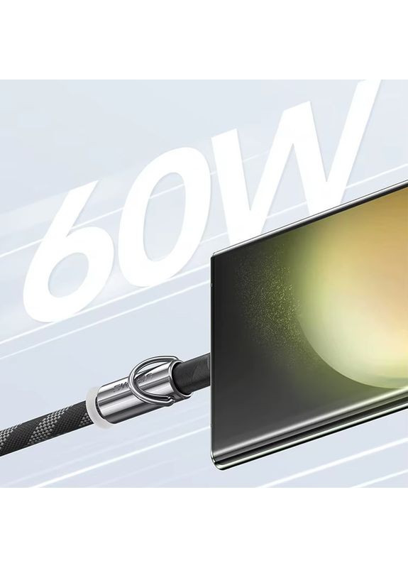 Кабель шнурок USB Type-C to USB Type-C / універсальний шурок для телефону кросбоді / провід для зарядки 1,2м Pink USAMS (360635988)