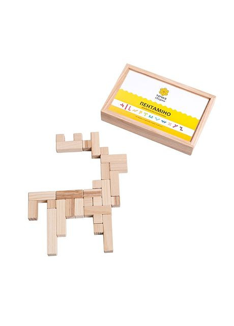 Головоломка Пентаміно GTS14 з дерева Точка сборки (301789065)