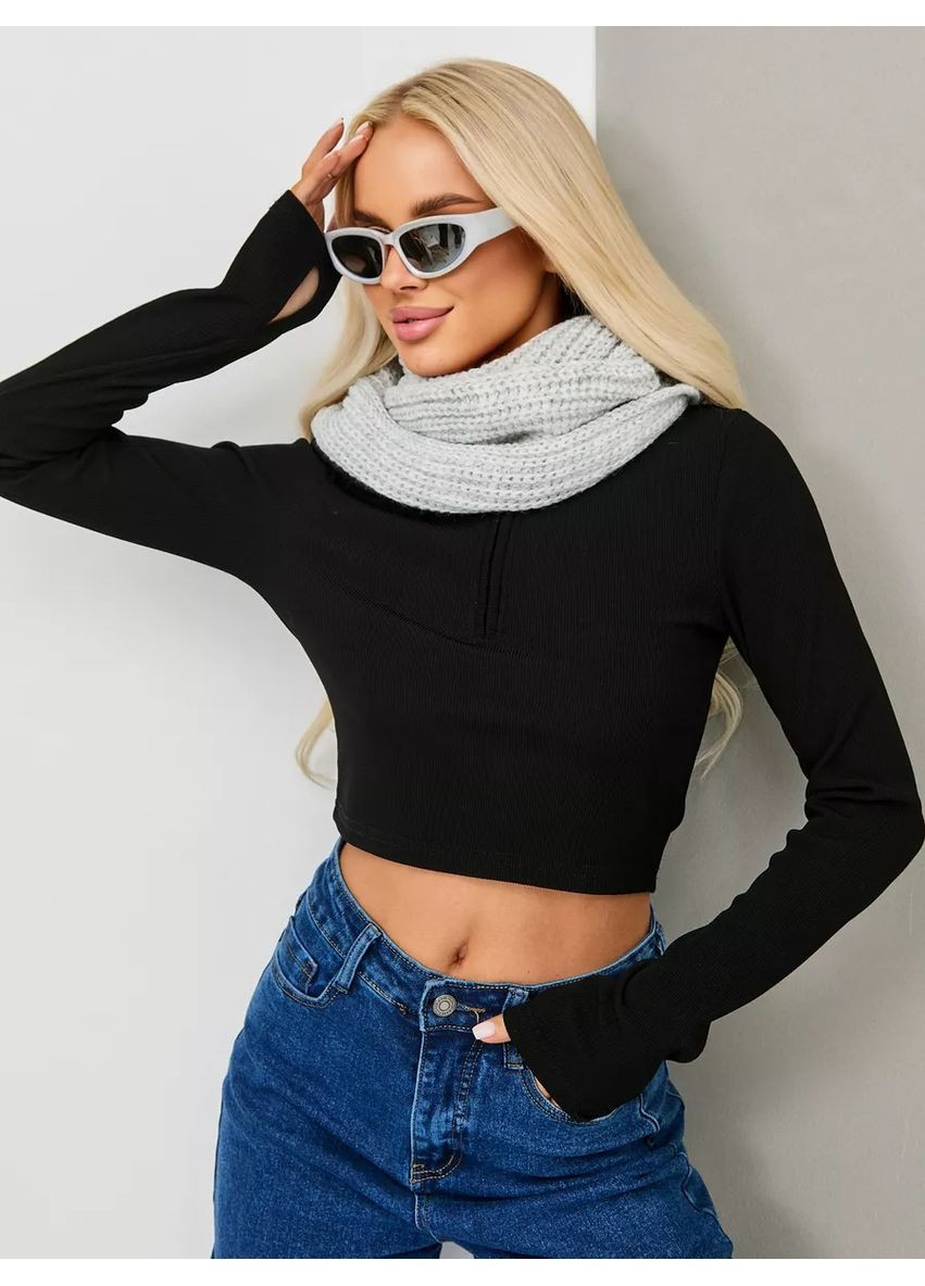 Женский шарф-снуд классический No Brand Хомут барбара (363254169)