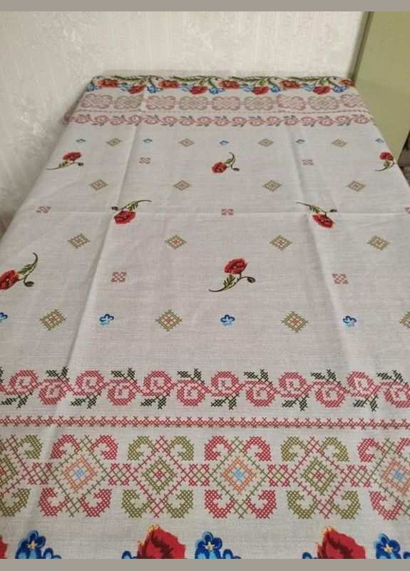 Скатертина лляна 150х110 Білий (П4К-am-skatert-N-005) No Brand (323161036)