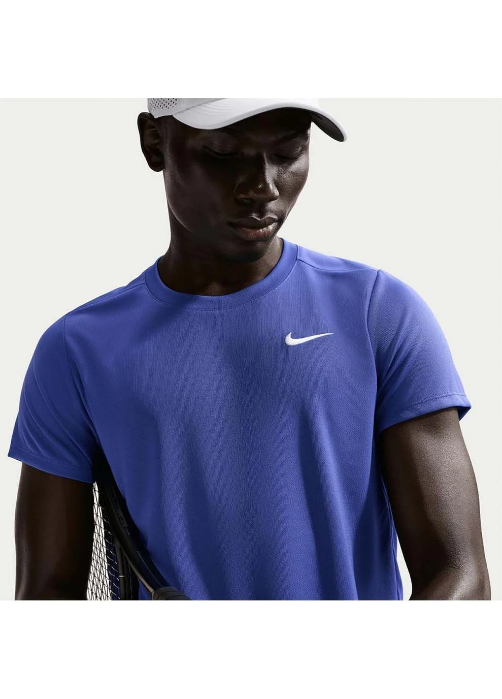 Синя чоловіча футболка m nkct dry victory top синій Nike
