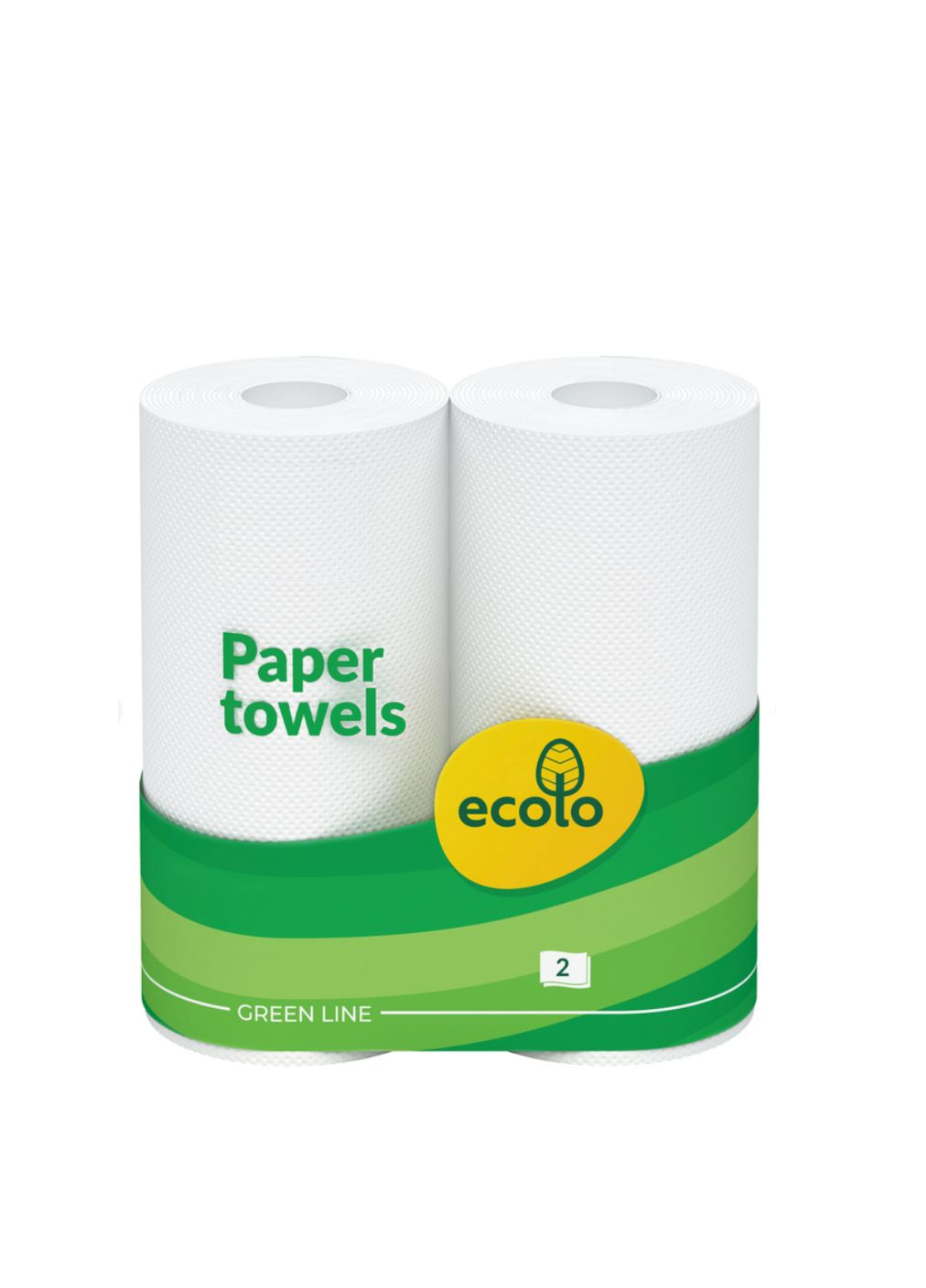 Паперові рушники Ecolo 2-шар. 2*45відривів Рута (336382390)
