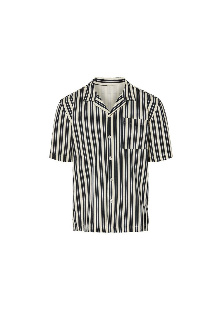 Сорочка з коротким рукавом для чоловіка LIDL 461715 чорно-білий Livergy (341277444)