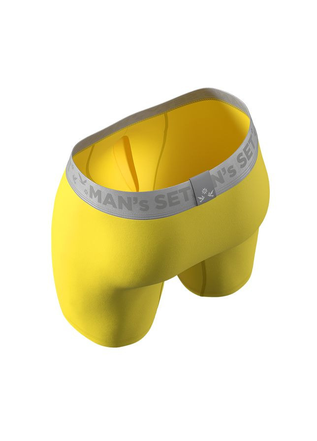 Мужские анатомические боксеры из хлопка,, SS140-16 MAN's SET Anatomic Long 2.0, Silver Series (366575113)