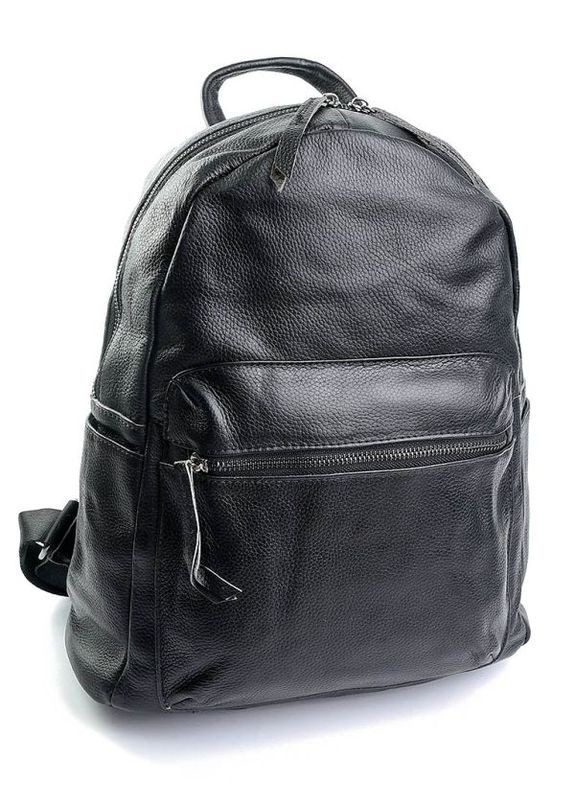 Жіночий шкіряний рюкзак чорний No Brand (292557712)