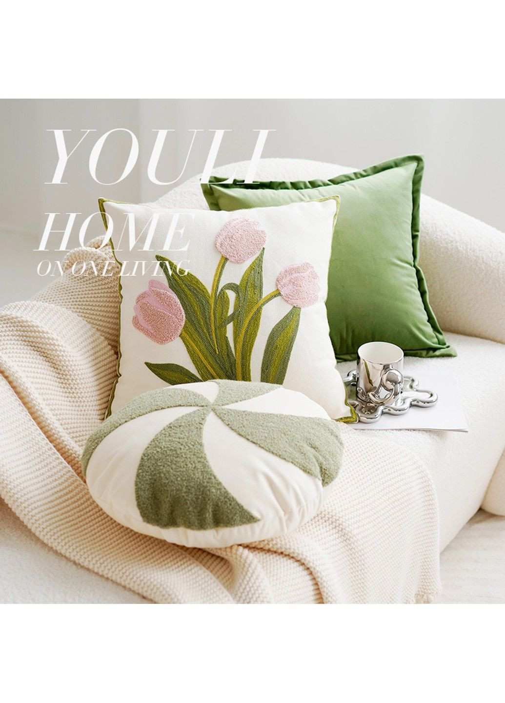 Декоративные наволочки 45×45 см — набор 3 наволочки для дивана и интерьера No Brand (372464239)