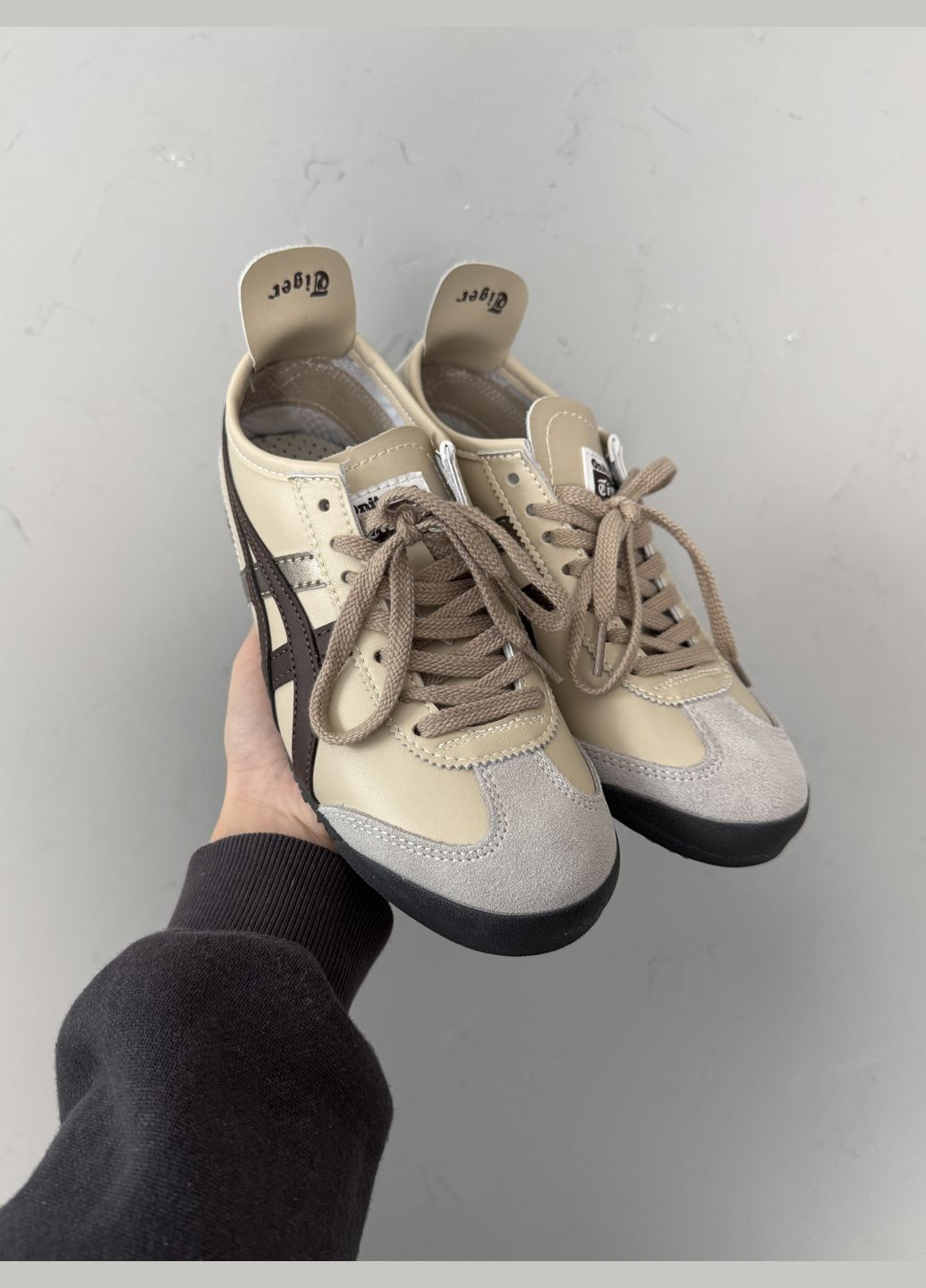 Кросівки жіночі Asics Onitsuka Tiger Tokuten beige | Асікс Онітцука Тайгер Токутен бежеві No Brand бежеві демісезони (316091149)