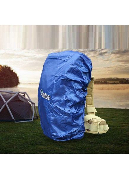 Чехол-накидка для рюкзака Рейнкавер Дождевик M 35-55 л Синий (050658) Bluefield (349844864)