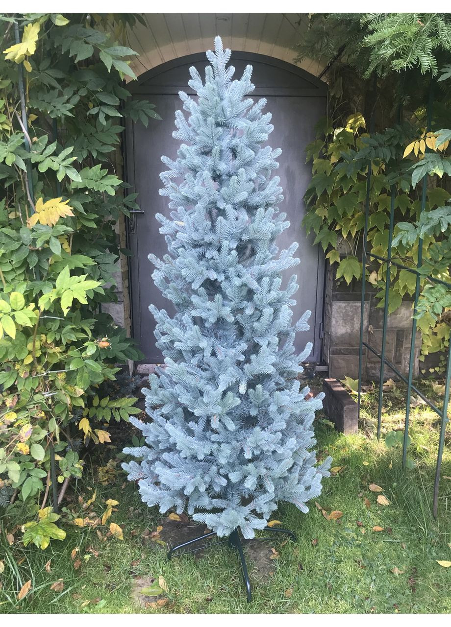 Ёлка литая SGH Traditional Slim 180см голубая HVOYA (366964177)