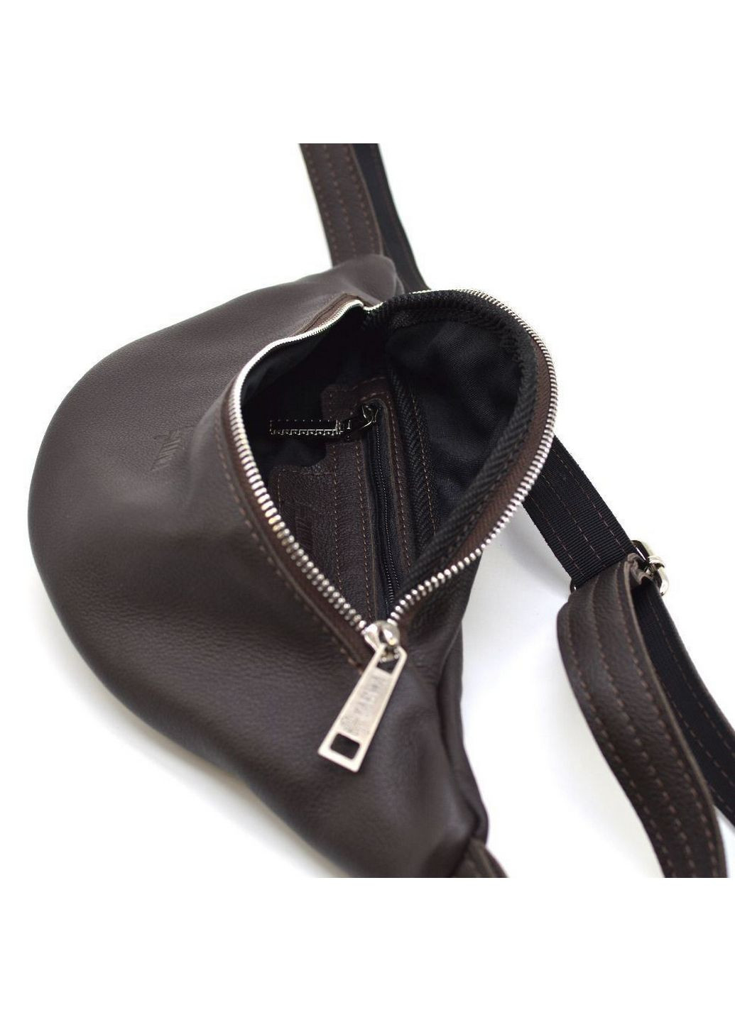 Мужская кожаная сумка на пояс 11х28х6 см TARWA (315869062)