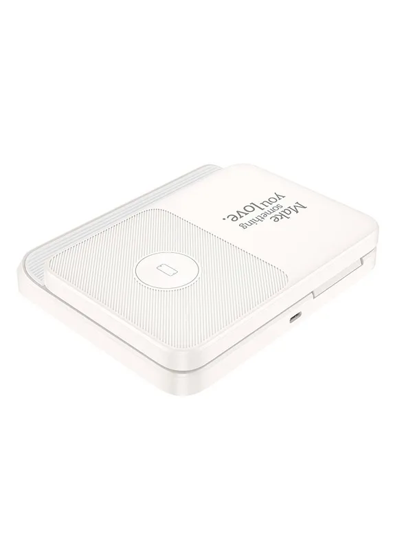 Зарядка Qi Pass folding 3-in-1 wireless fast charger CQ7 (iWatch + SAM) |15W| White Hoco (408088083)