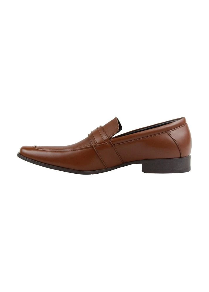 Чоловічі туфлі Bartley Diamond Leather коричневі 43.5 р. (устілка прибл. 26 см ) Calvin Klein slim fit (369133588)