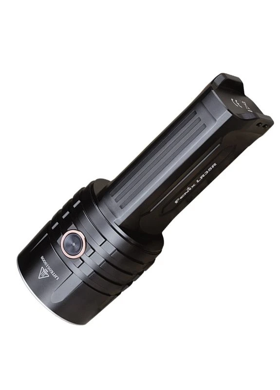 Ліхтар LR35R (6xLuminus SST40, 10000 люмен, 6 режимів, 2x21700, USB Type-C), комплект, IP68, 500 метрів дальності, чорний Fenix (394233146)