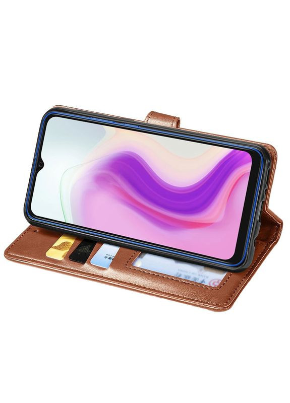Шкіряний чохол-книжка Gallant (PU) для Umidigi A7s Brown Getman (351361985)