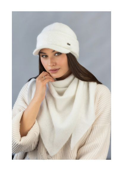 Жіночий комплект «Жокейка», кепка та косинка Braxton (370279150)