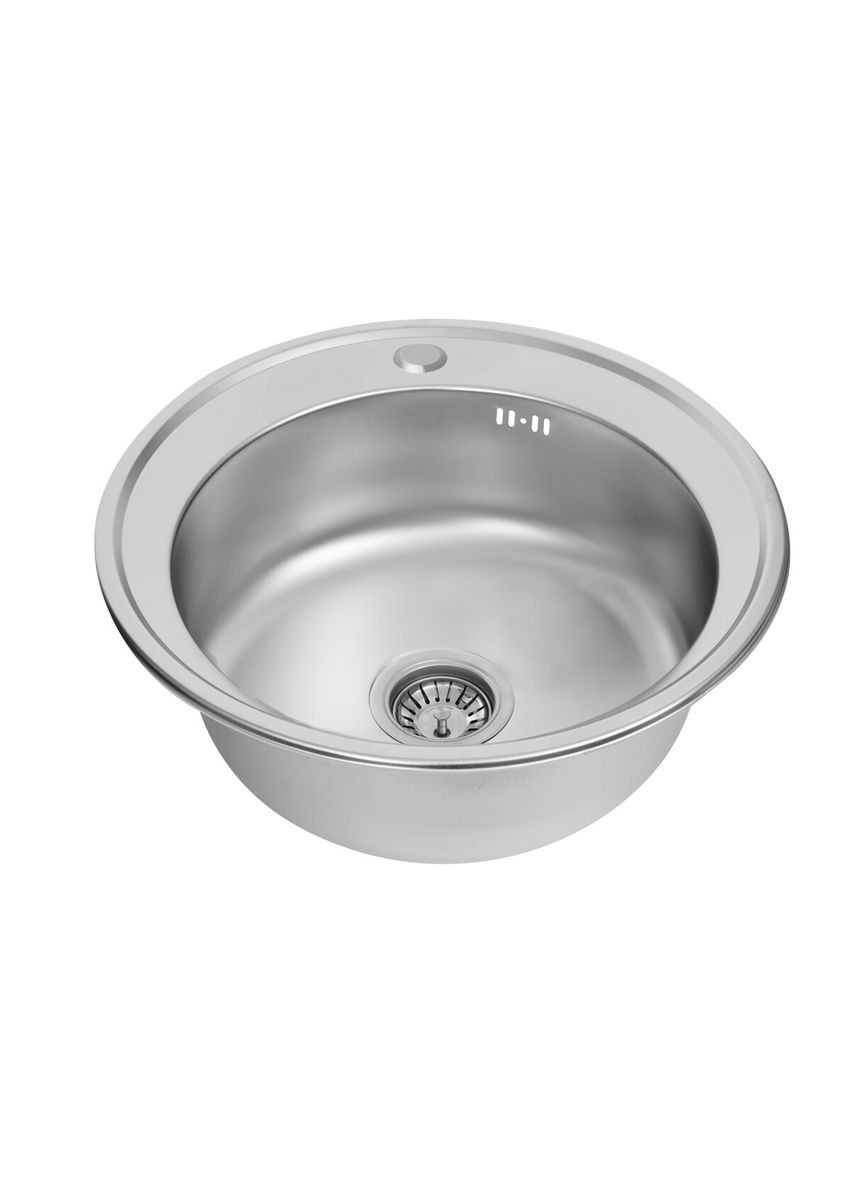 Кухонна мийка з нержавіючої сталі САТИН 510 (0,8/180 мм) Valeso (336934523)