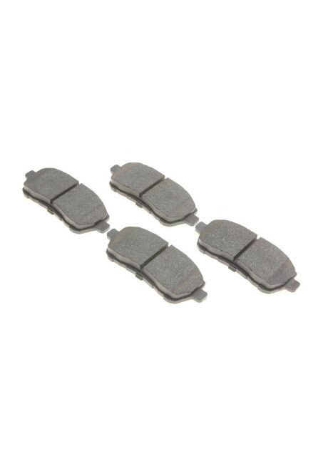 Колодки тормозные (передний) Ford Fiesta 08-/Mazda 2 07-15 (с прижимной пластиной)) 0 986 494 652 UA63 Bosch (361636803)