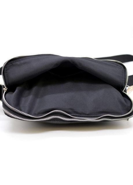 Сумка планшет через плече для документів та для телефону чоловіча з натуральної шкіри середня Чорний 37236 TARWA (353690197)