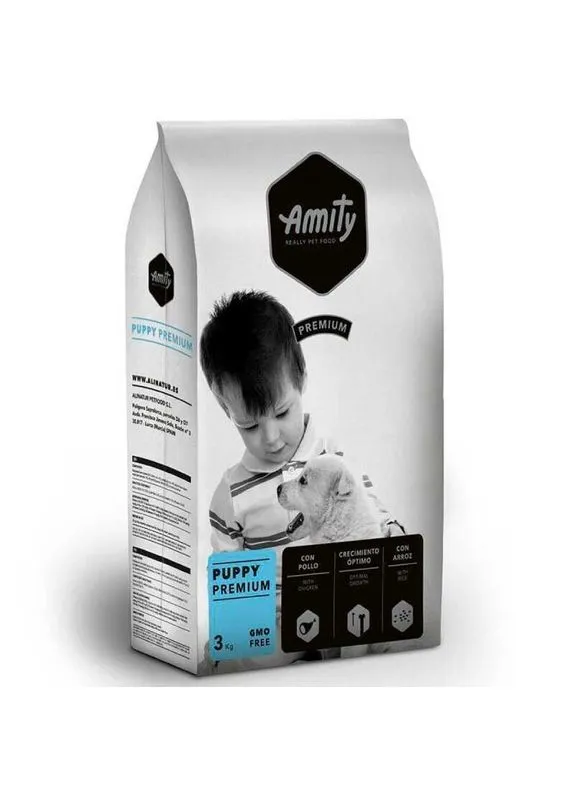 Premium Chicken Puppy - Сухий корм із куркою для цуценят собак різних порід - 3 кг AMITY (380420405)