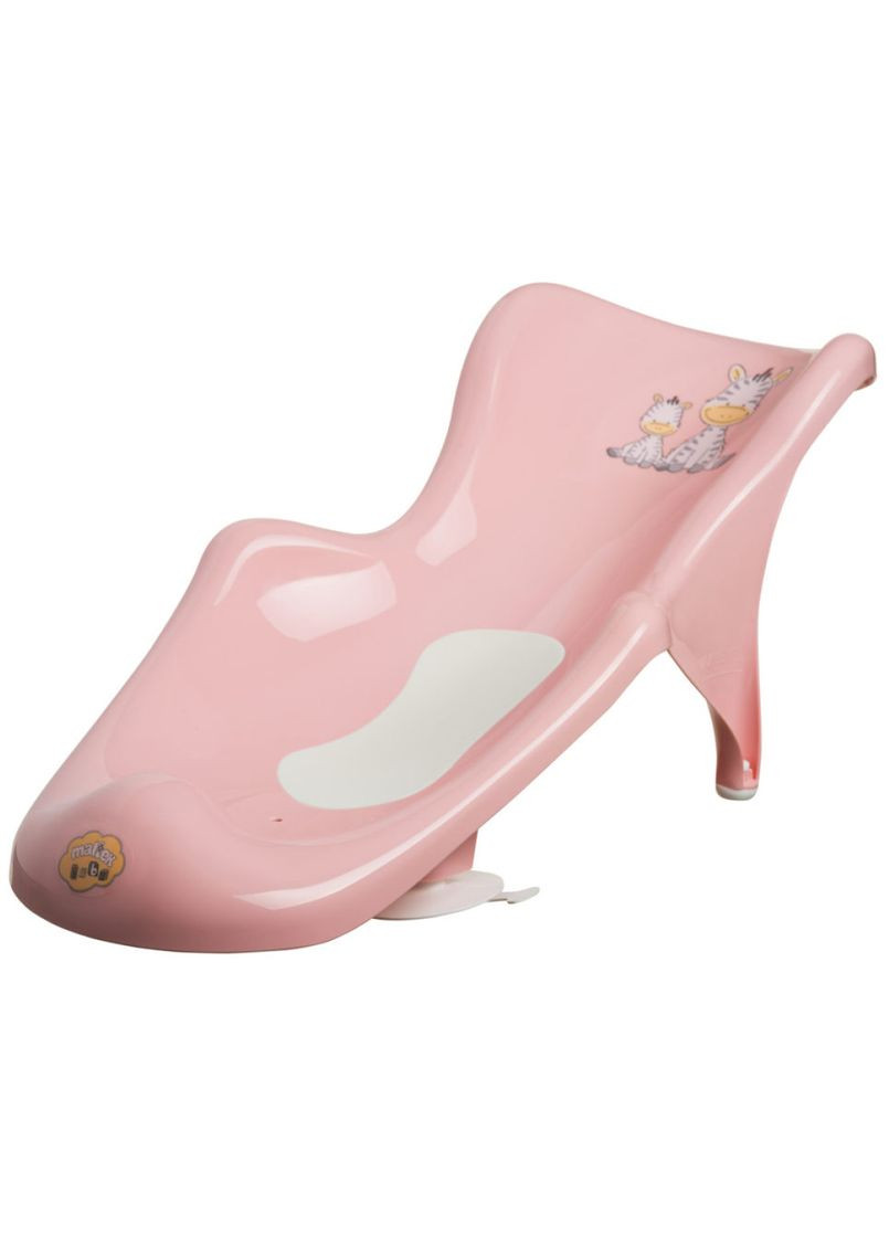 Горка для купания Zebra с антискользящим ковриком, розовый (6654 ) Maltex 6654_41 (357133334)