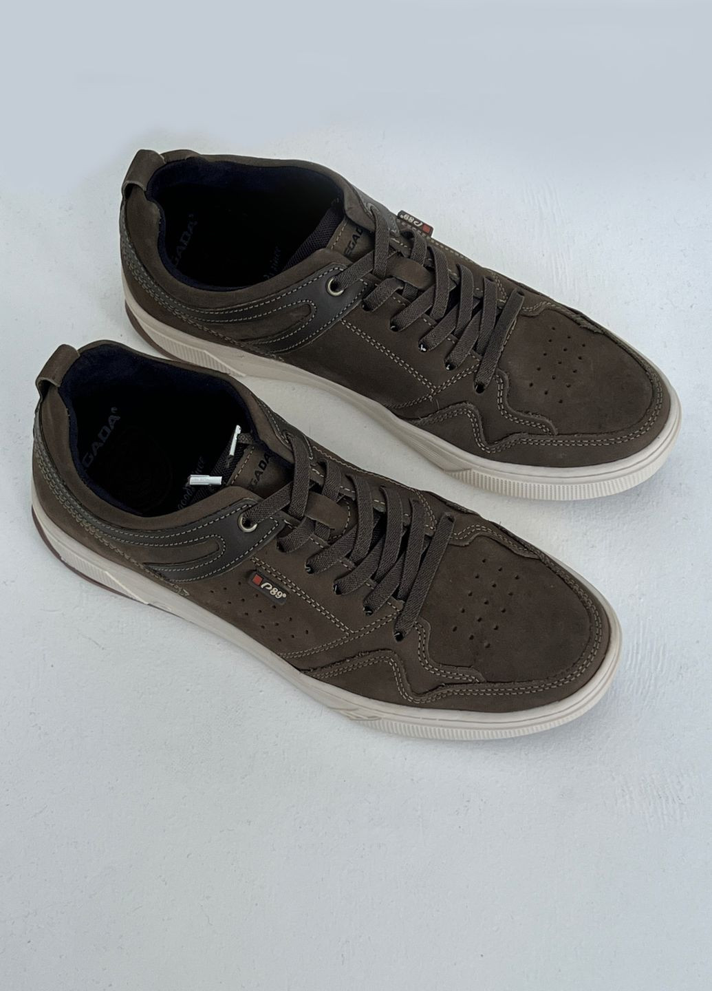 Хакі туфлі чоловічі спортивні демісезонні Pegada