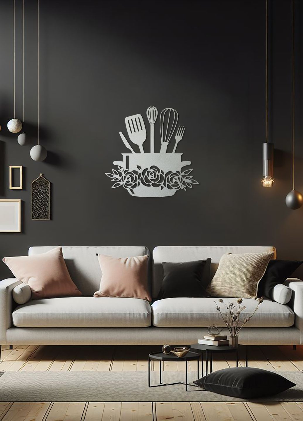 Сучасна картина на кухню, декор для кімнати "Каструля господині", декоративне панно 70х75 см Woodyard (292013565)