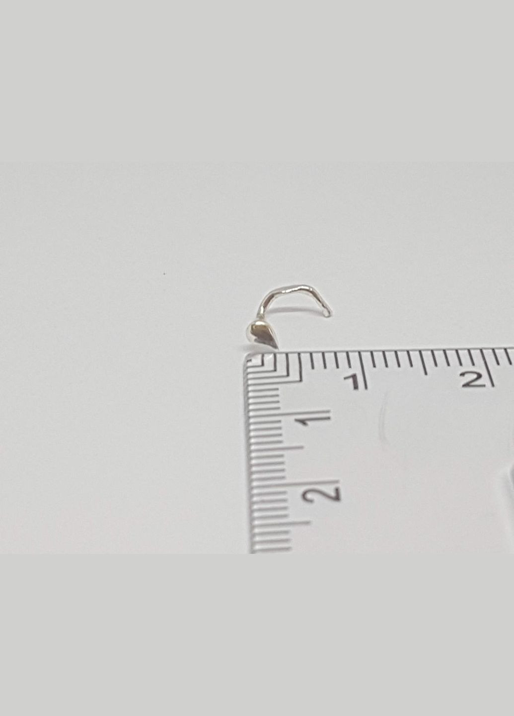 Срібна сережка-пірсинг в ніс. 1022С Dear (269713384)