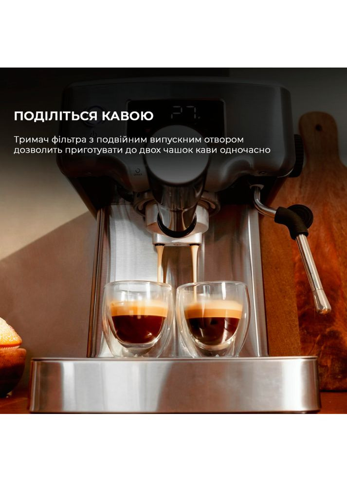 Кофеварка Cumbia Power Espresso 20 Barista Compact (CCTC-01986) Cecotec (329694689)