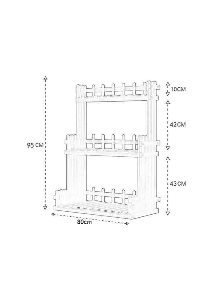 Подставка для цветов из дерева Ирия зефир (ЦСТ-007820) No Brand (328227367)