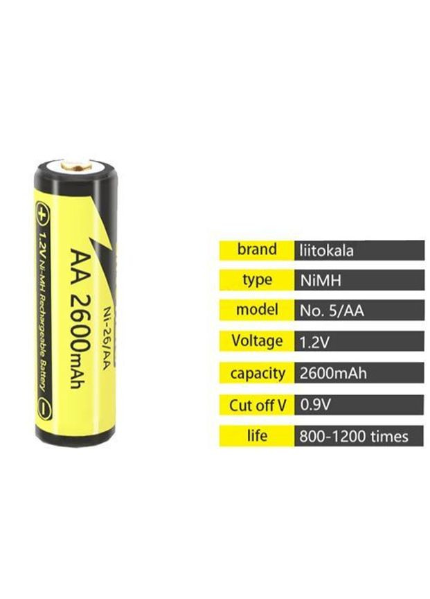 Акумулятор AA Ni-26/AA 1.2V 2600mAh (1317) LiitoKala (333831973)