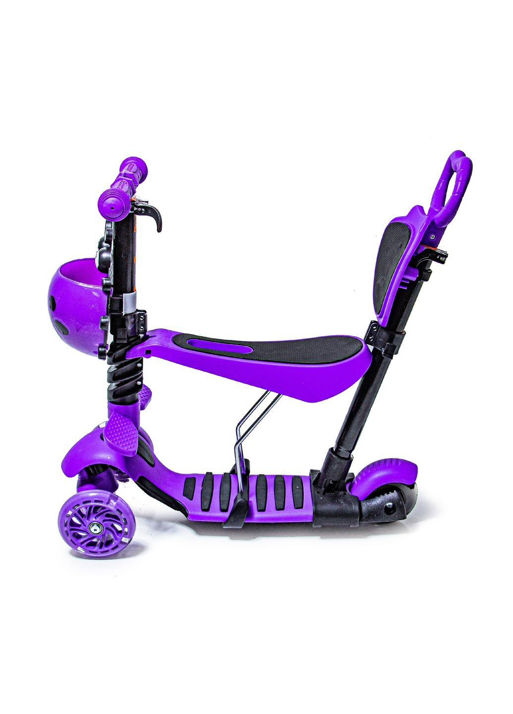 Дитячий самокат "Сонечко" 5 в 1. Purple (1350702347) Scooter (340911302)