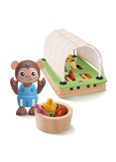 Дерев'яний розвиваючий набір Органічна теплиця E3416 для юних садівників Hape (317450529)