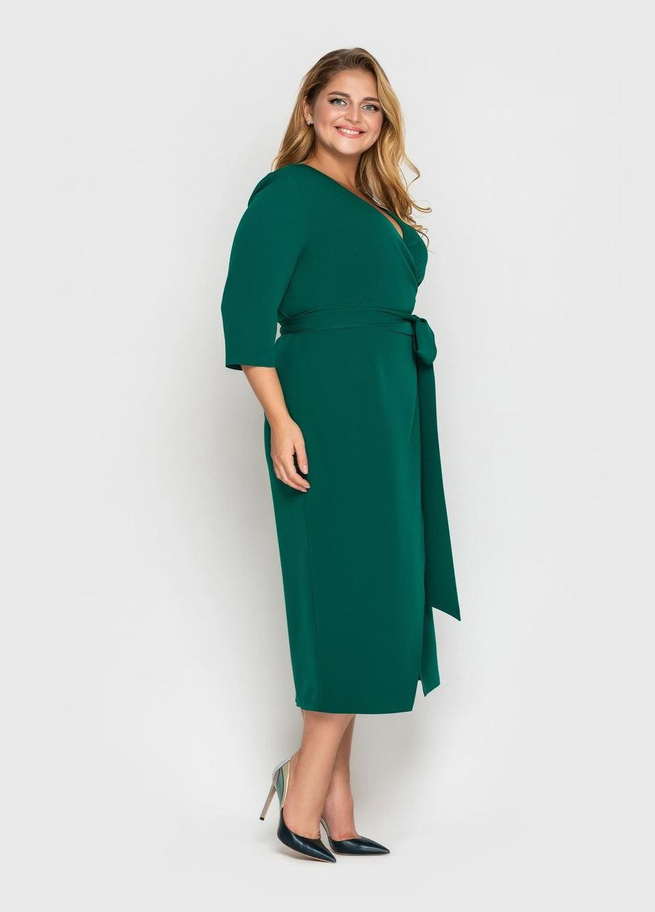 Зелена ділова сукня жанин зелений 0334 Vlavi