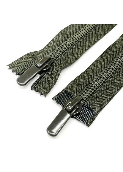 (хаки) Разъемная молния Барышевка 100см с двумя бегунками Plus-plus (352749818)