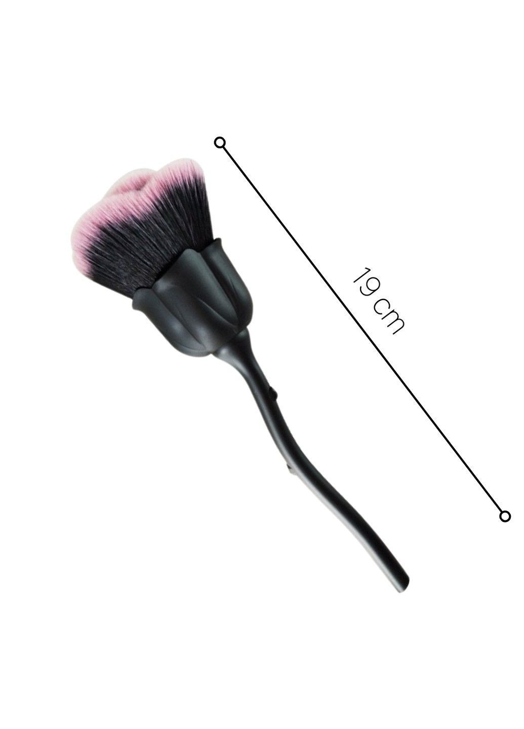 Щеточка для пыли роза черная 19 см большая Loya (365783436)