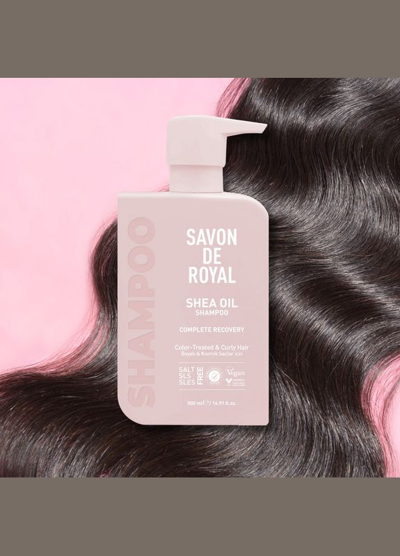 Шампунь с маслом карите для окрашенных волос, 500 мл Savon De Royal 957012 (333930530)