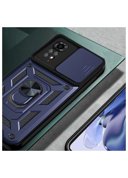Чохол до мобільного телефона Military Xiaomi Redmi Note 11 4G/10 2021/10 2022 Blue (708228) BeCover Military Xiaomi Redmi Note 11 4G/10 2021/10 2022 B (364494045)