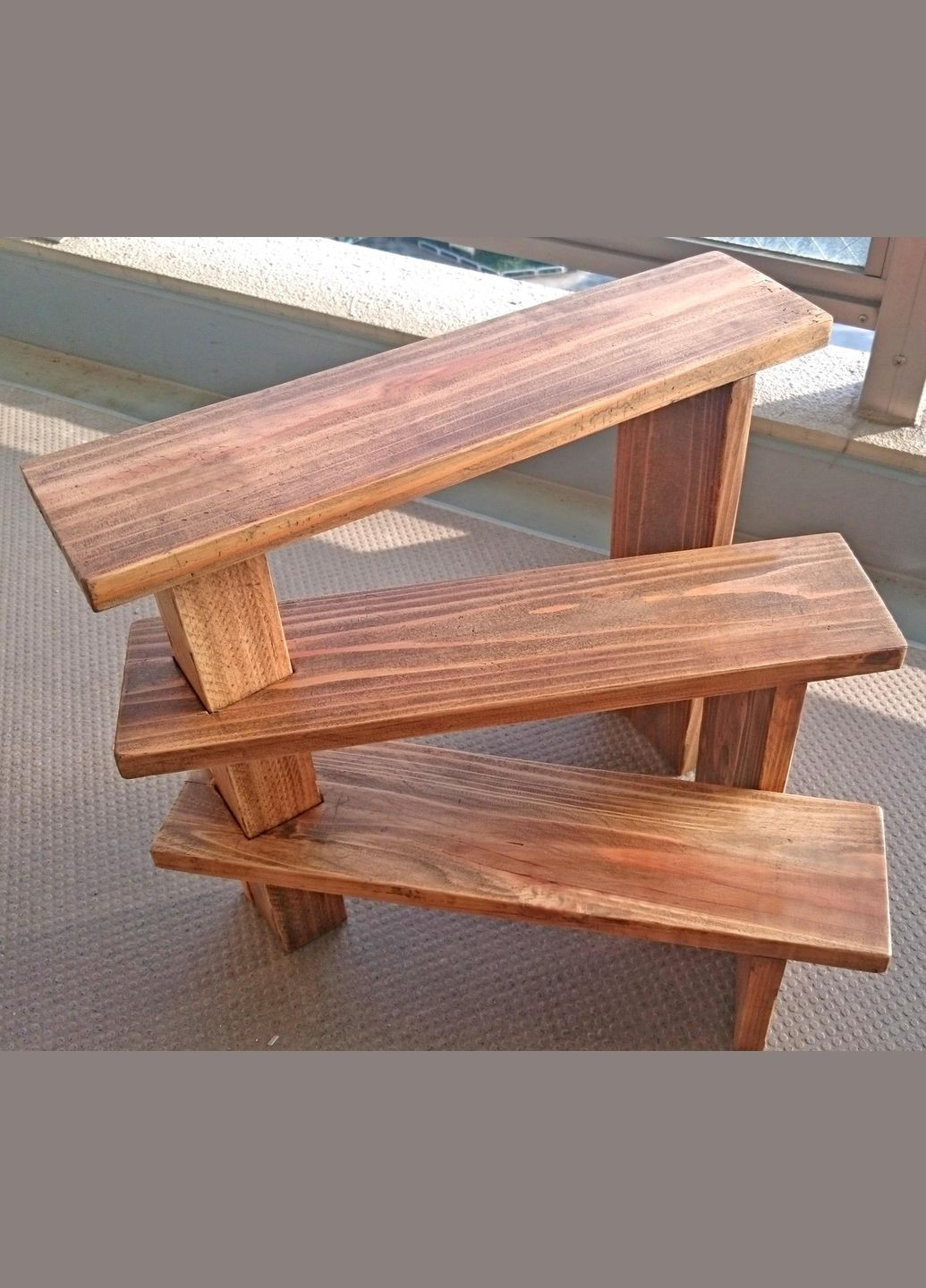 Подставка для десертов из дерева Круассан мускат (КИП-002307) No Brand (327850455)