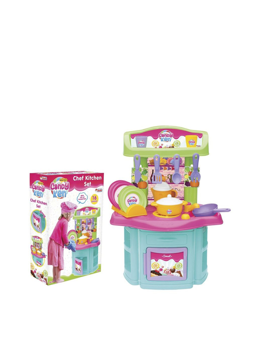 Набор Кухня "Candy&Ken" цвет разноцветный ЦБ-00268340 DEDE (315070344)
