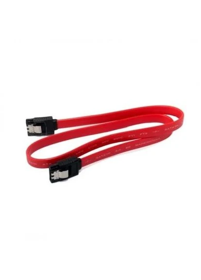Кабель SATA, Red, 50 см,, із засувками (KBS1798) 000-KBS1798 EXTRADIGITAL (395343767)