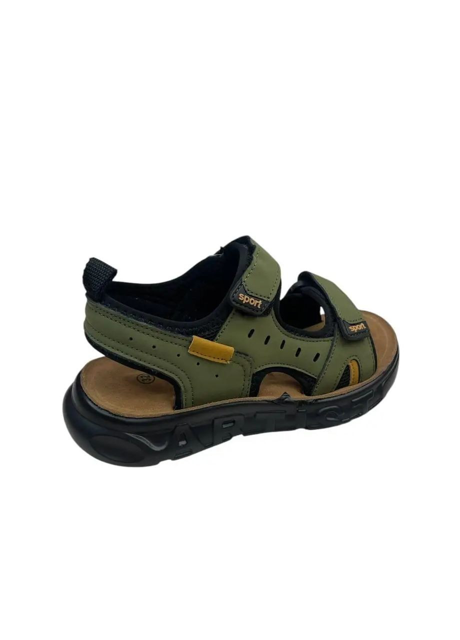 Дитячі босоніжки на хлопчика хакі MT (355339891)