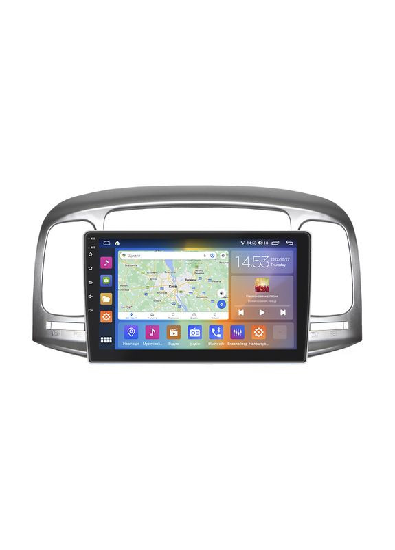 Штатная магнитола для Hyundai Accent III 2006-2011 экран 9" 4/64Gb CarPlay 4G Wi-Fi GPS Prime 3шт Lesko (336203507)