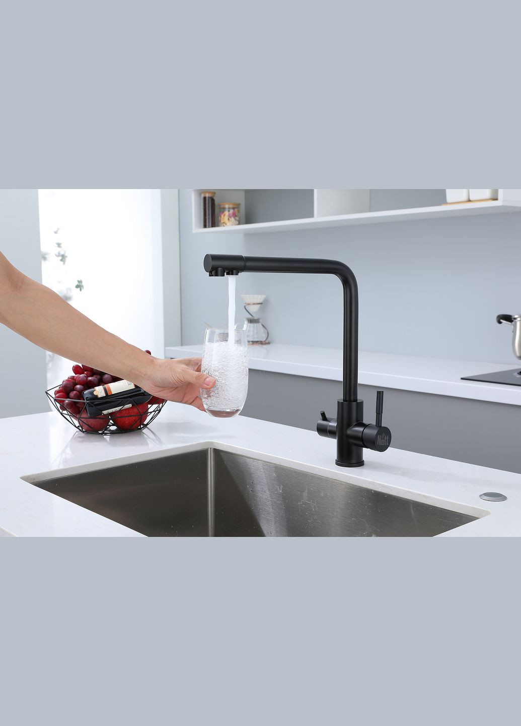 Кран на кухню на две воды "Frosh" FB-33 Nett (336935109)