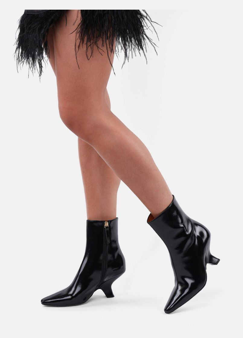 Жіночі Черевики 24573-492B Чорний Шкіра Angel Alarcon (332816007)