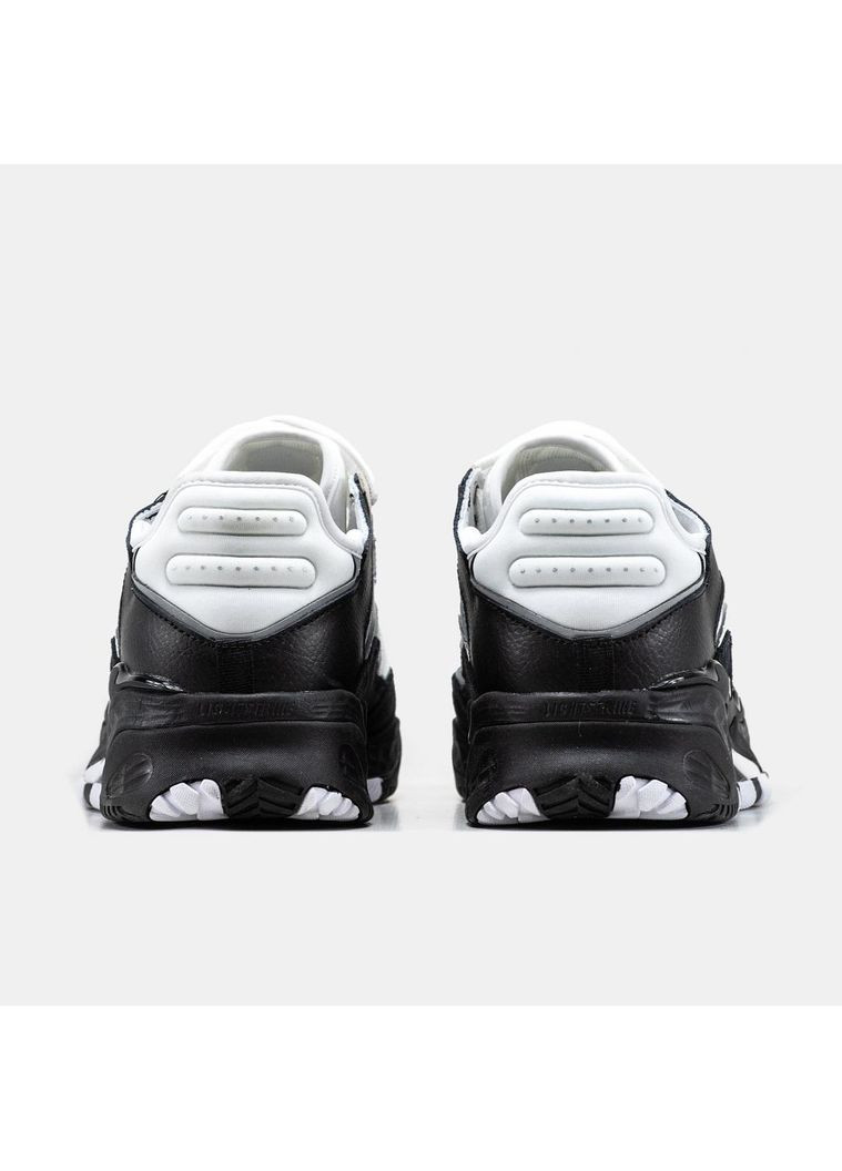 Чорні Осінні кросівки чоловічі adidas niteball black white v4 адідас найтбол No Brand