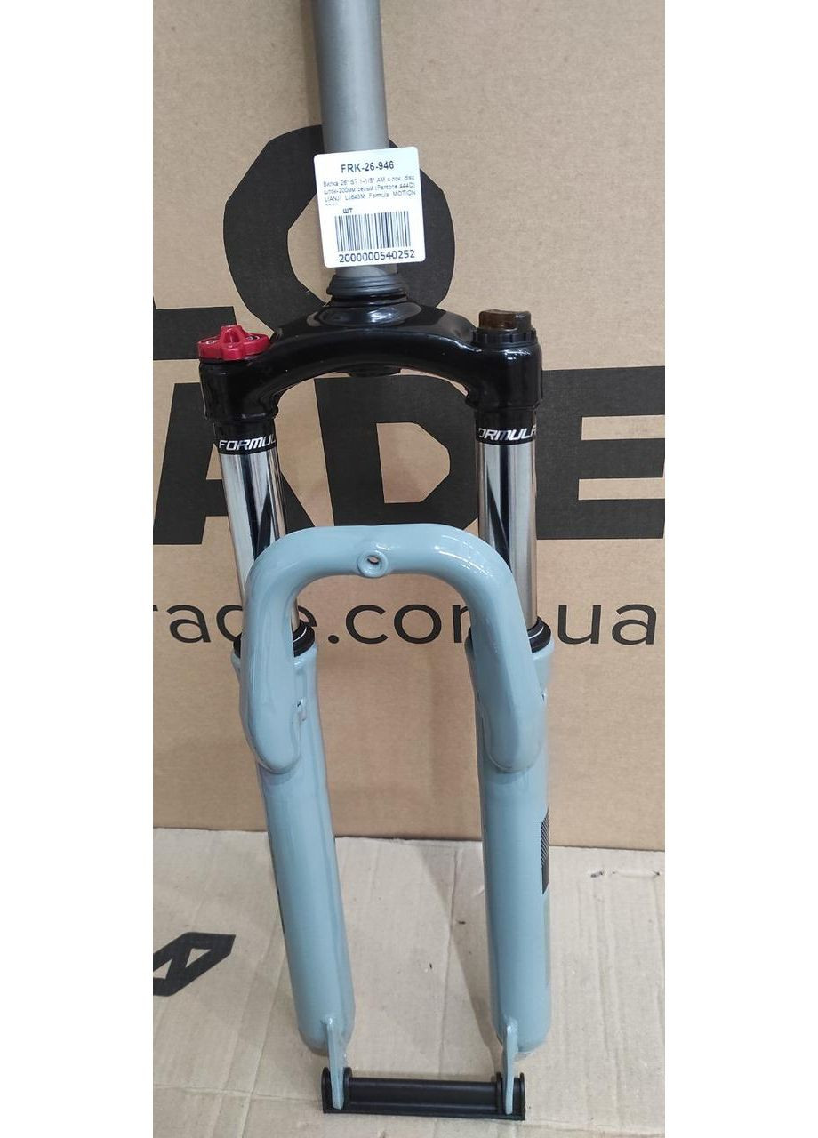 Вилка 26" ST 1-1/8" AM из лок. disc шток-200мм серый (Pantone 444C) LIANJI LJ643M MOTION 2022 Formula (370786940)