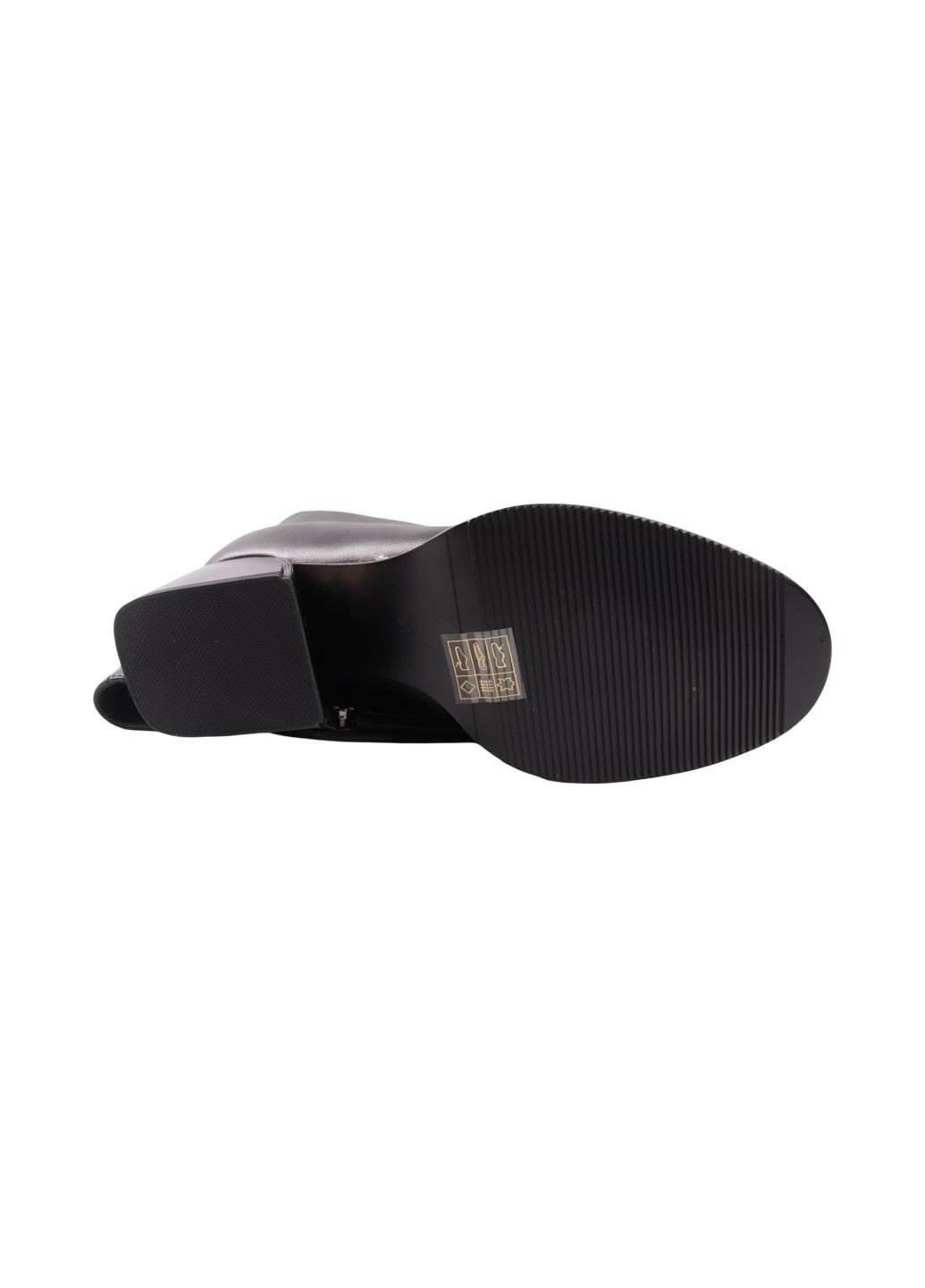 сапоги женские черные натуральная кожа FARINNI